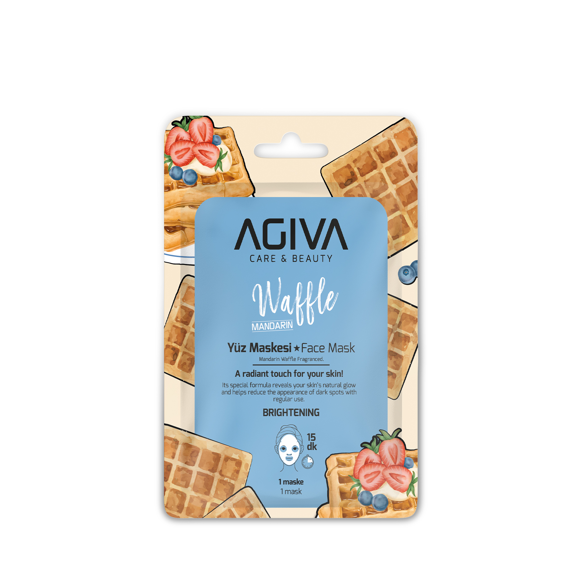 Mandarin Waffle Brightening Yüz Maskesi
